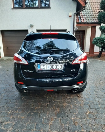 Nissan Murano cena 44000 przebieg: 178000, rok produkcji 2011 z Sieradz małe 46